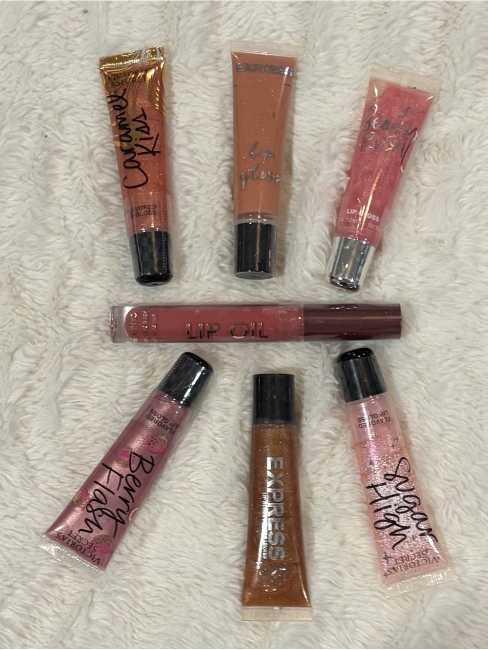 Victoria's Secret, Express, Bath & Bodyworks Lip Gloss/Oil Collection (7)